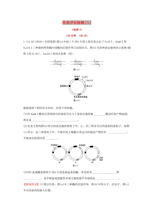 2020年高考生物一輪復(fù)習(xí) 階段評估檢測(八)（含解析）.doc