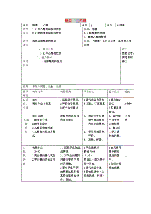 遼寧省大連市高中化學(xué) 第三章 烴的含氧衍生物 3.1 醇 酚 3.1.2 醇習(xí)題課教案 新人教版選修5.doc