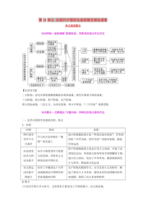 2019版高考?xì)v史一輪復(fù)習(xí) 第14單元 近現(xiàn)代中國的先進(jìn)思想及理論成果單元高效整合學(xué)案 北師大版.doc