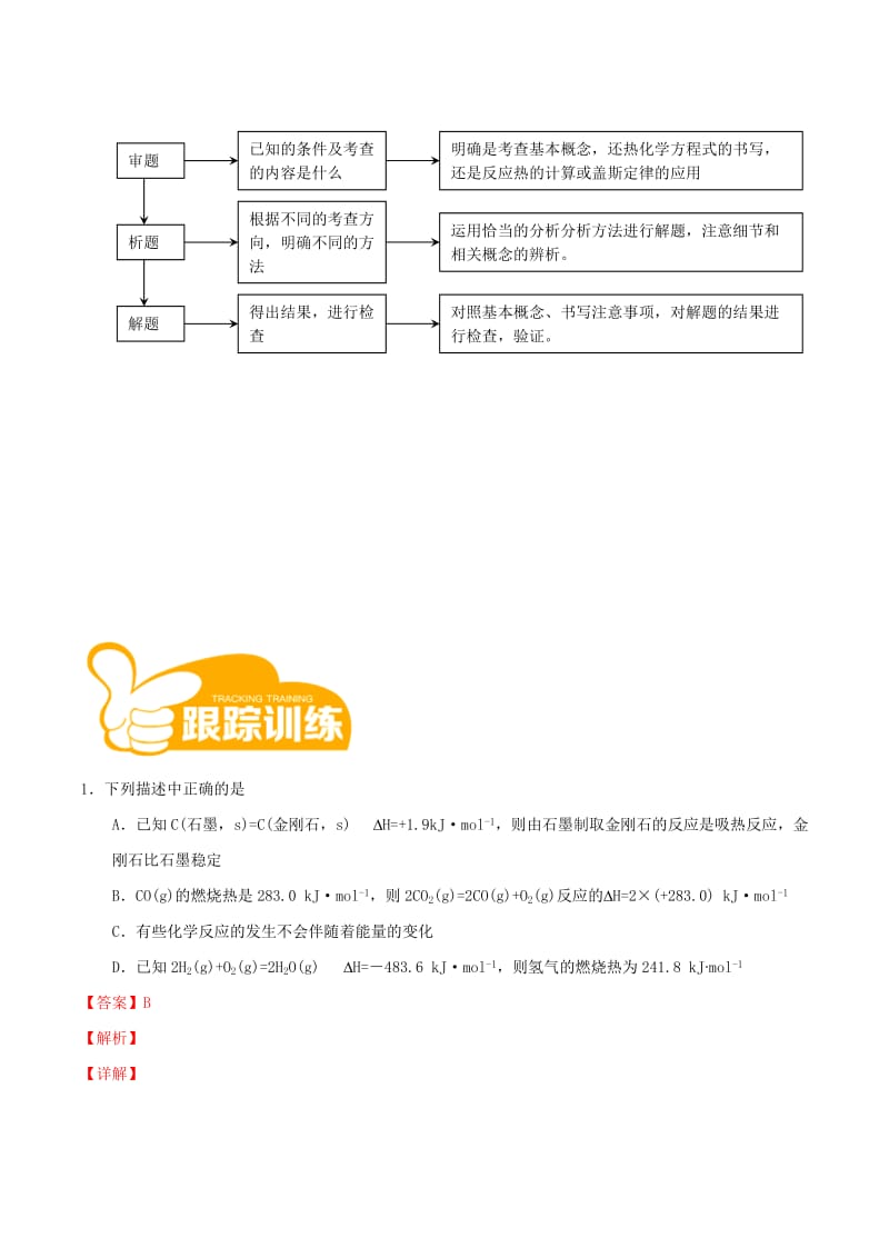 2019高考化学三轮冲刺 专题3.13 化学反应与能量类选择题解题方法和策.doc_第2页