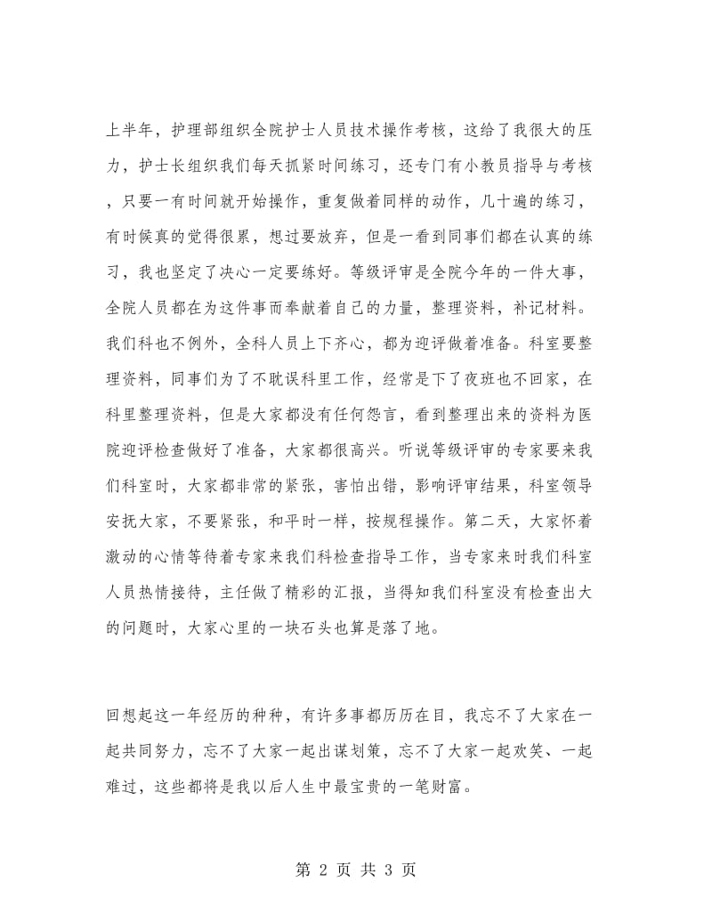 妇产科护士个人年终总结.doc_第2页