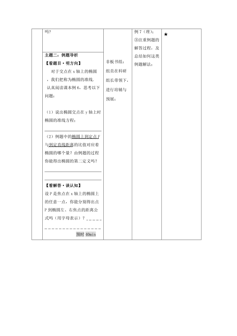 安徽省铜陵市高中数学 第二章《圆锥曲线与方程》椭圆的简单几何性质2学案新人教A版选修2-1.doc_第2页