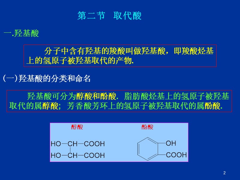 取代酸第三节羧酸衍生物ppt课件_第2页