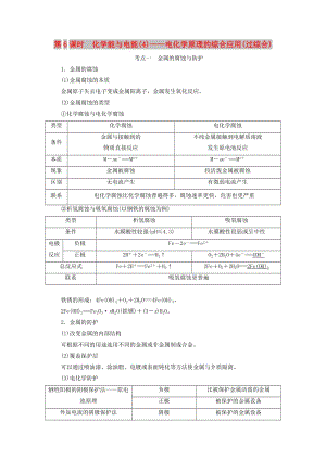 （新課改省份專版）2020高考化學(xué)一輪復(fù)習(xí) 5.6 化學(xué)能與電能（4）電化學(xué)原理的綜合應(yīng)用（過綜合）學(xué)案（含解析）.doc