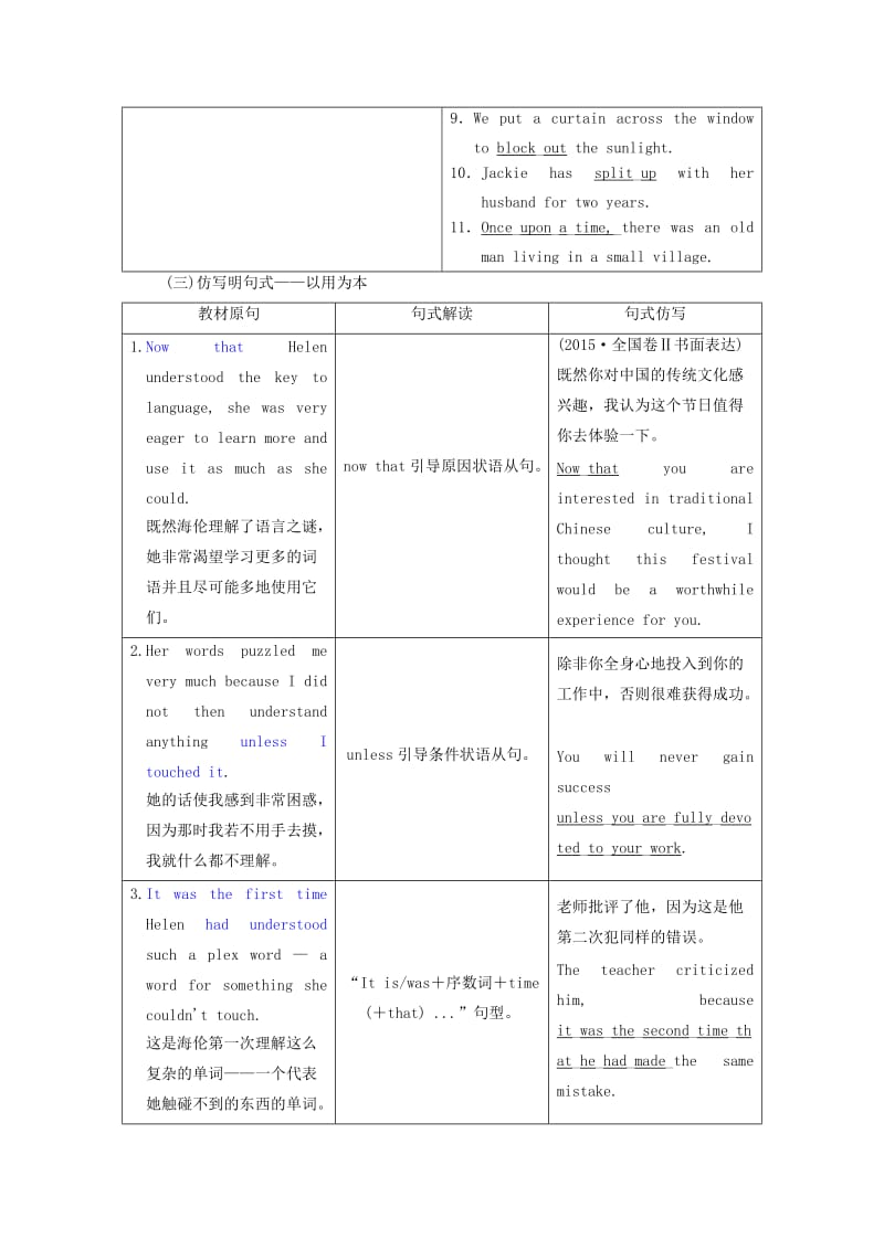 2020高考英语新创新一轮复习 选修6 Unit 16 Stories学案（含解析）北师大版.doc_第3页