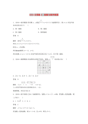 （京津?qū)Ｓ茫?019高考數(shù)學(xué)總復(fù)習(xí) 優(yōu)編增分練：8＋6分項練3 復(fù)數(shù)與程序框圖 理.doc