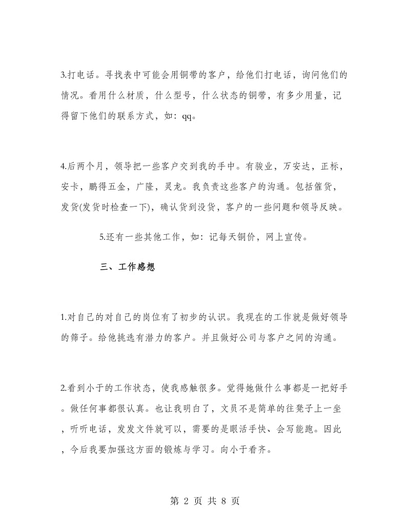 公司销售员试用期工作总结.doc_第2页