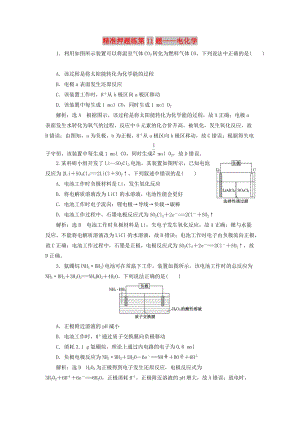 2019高考化學精準押題練 第11題 電化學（含解析）.doc