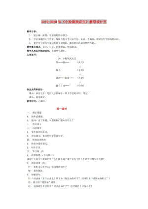 2019-2020年《小松鼠找花生》教學(xué)設(shè)計(jì)五.doc