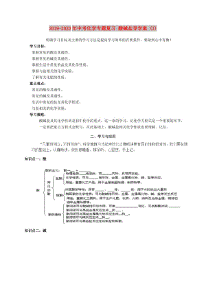 2019-2020年中考化學(xué)專題復(fù)習(xí) 酸堿鹽導(dǎo)學(xué)案 (I).doc