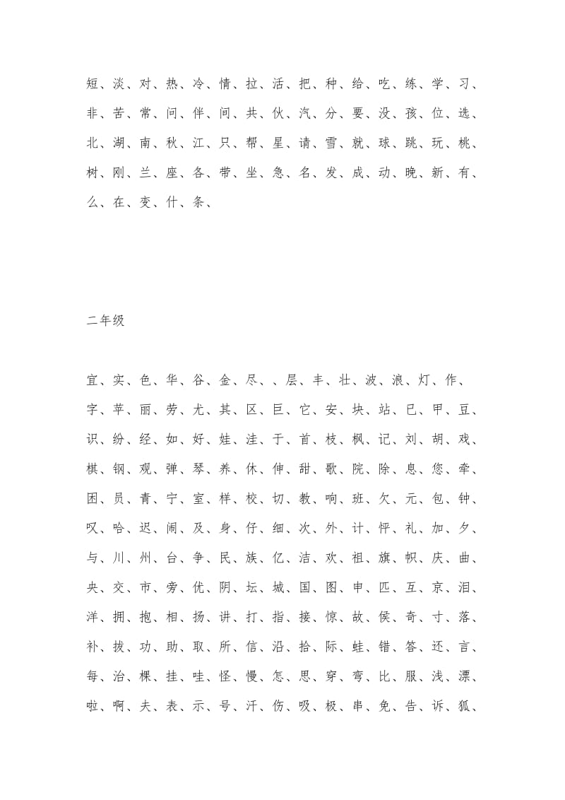 2019年小学一至六年级语文生字(苏教版).doc_第2页
