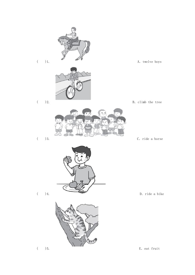 2019-2020年四年级英语上册module7unit2therearetwelveboysonthebike.练习外研版.doc_第2页