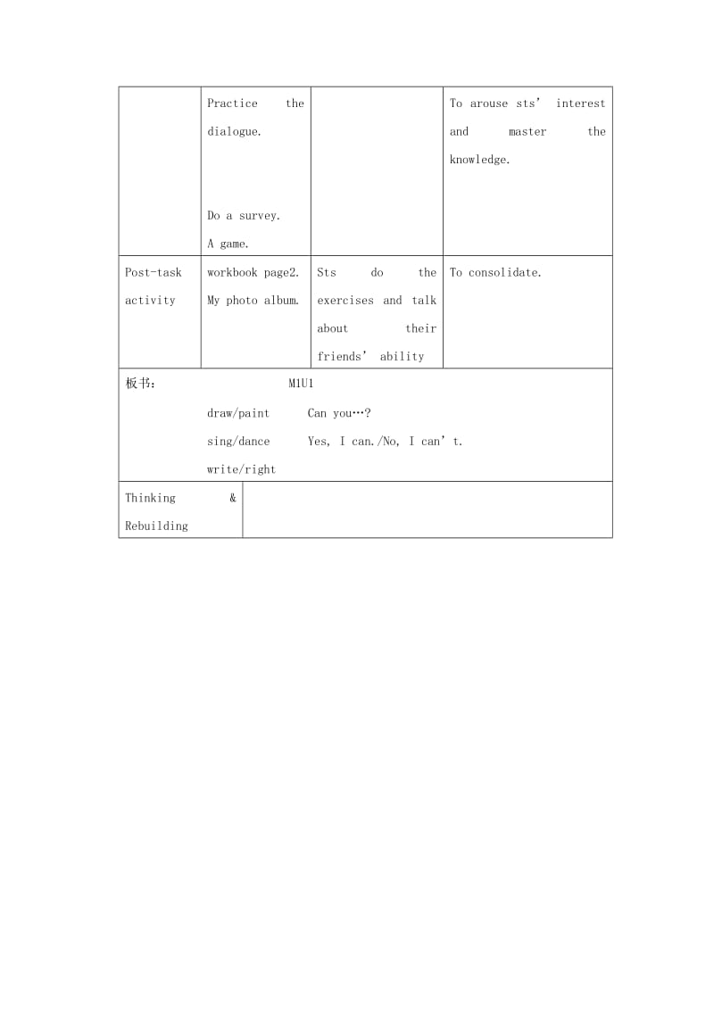 2019年四年级英语上册 Module 1 Unit 1 Hello again（period3）教案之一 沪教牛津版.doc_第2页