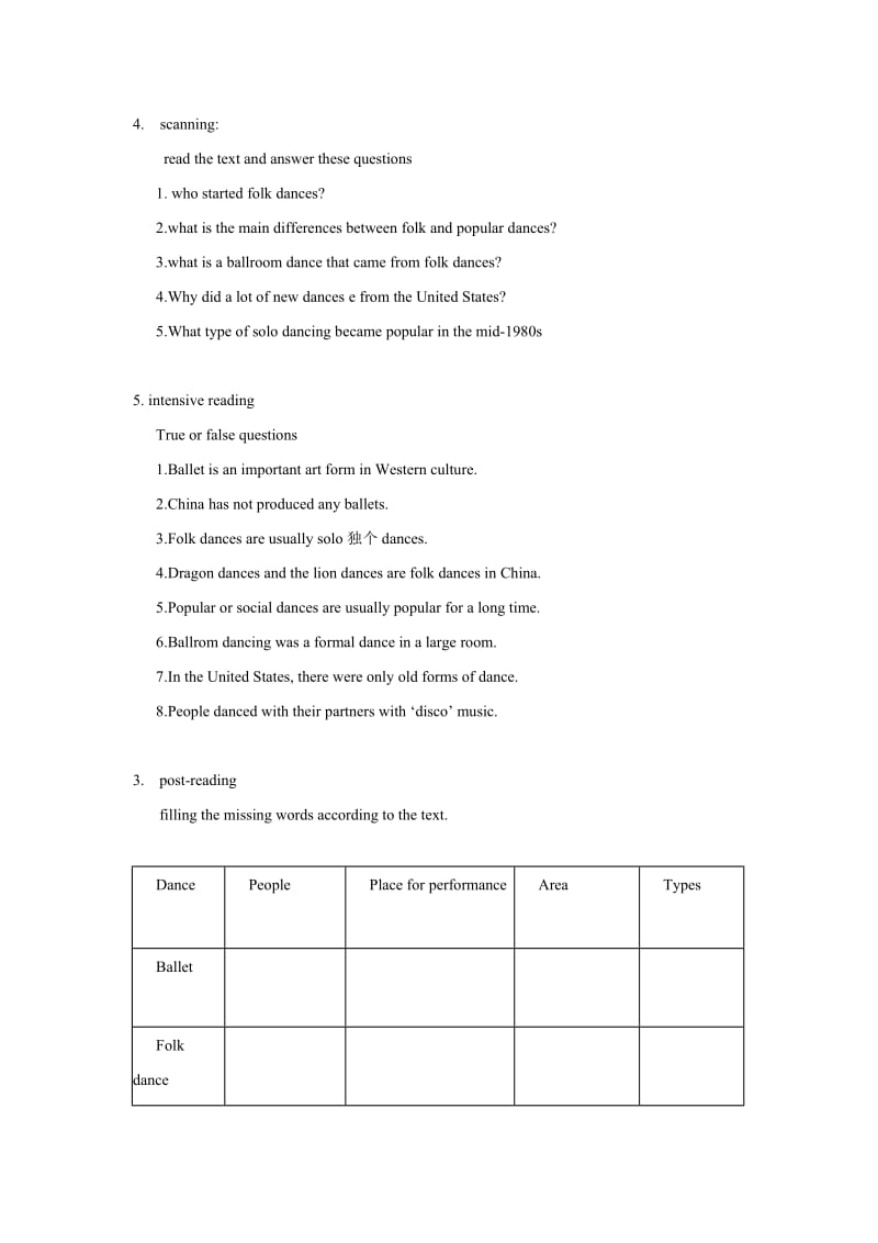 2019-2020年高一上Unit5《Rhythm》(Lesson 4)word教案.doc_第2页