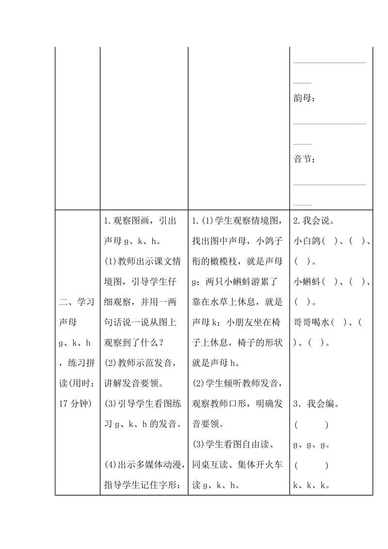 2019年部编新人教版一年级语文上册gkh导学案.doc_第2页