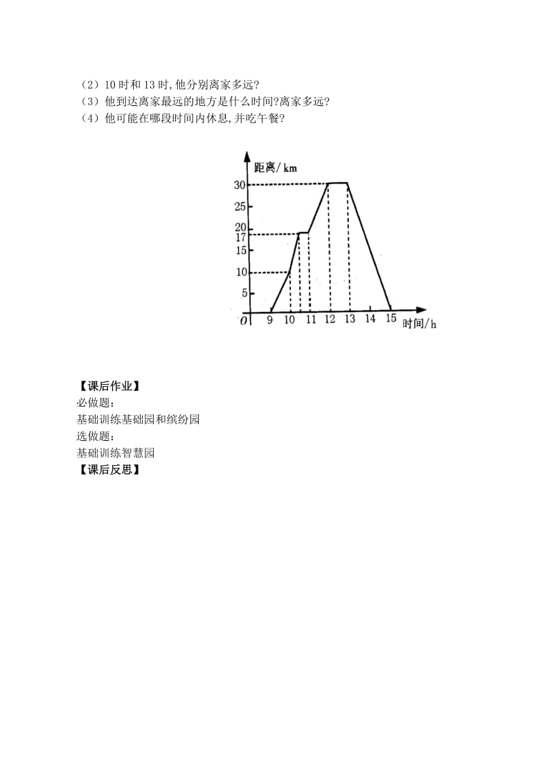 2019年六年级数学下册 9.3 用图象表示变量之间的关系导学案2 鲁教版五四制.doc_第3页