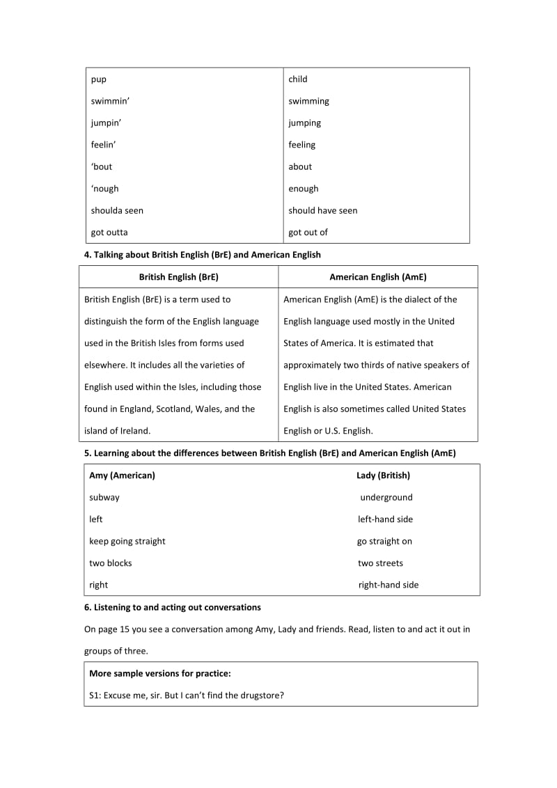 2019-2020年人教版高中英语必修1 Unit2 English around the World Period 4 教案1.doc_第3页