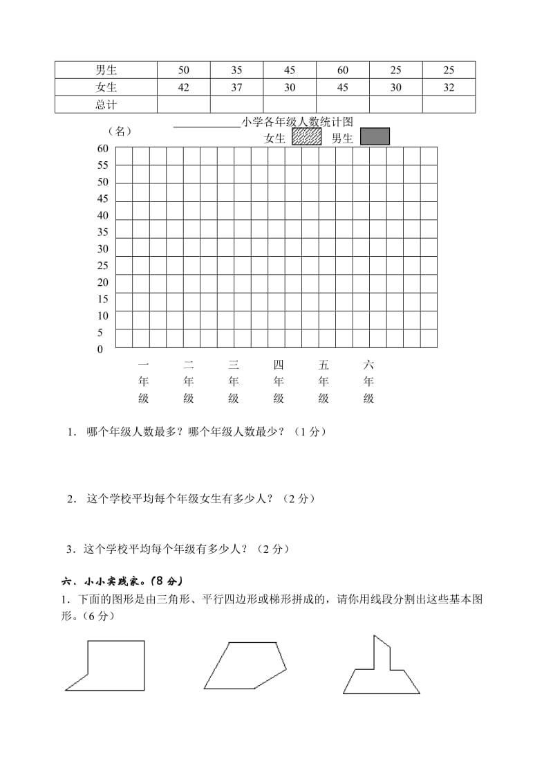 2019年冀教版四年级数学下册期末试卷.doc_第3页