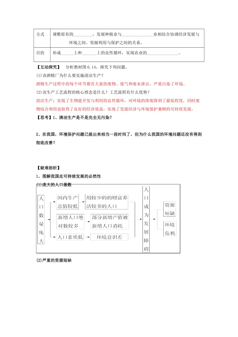 2019-2020年人教版高中地理必修二6.2《中国的可持续发展实践》word学案.doc_第2页