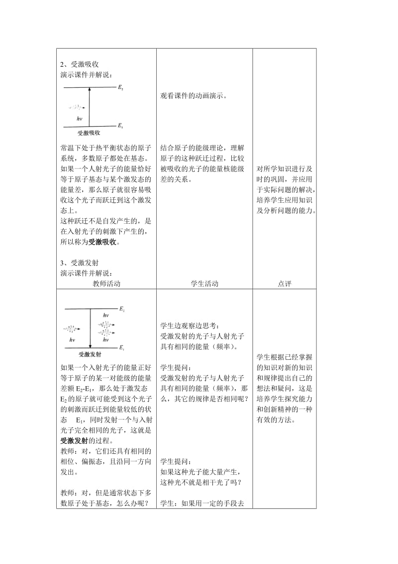 2019-2020年高三物理《激光》教学设计.doc_第3页