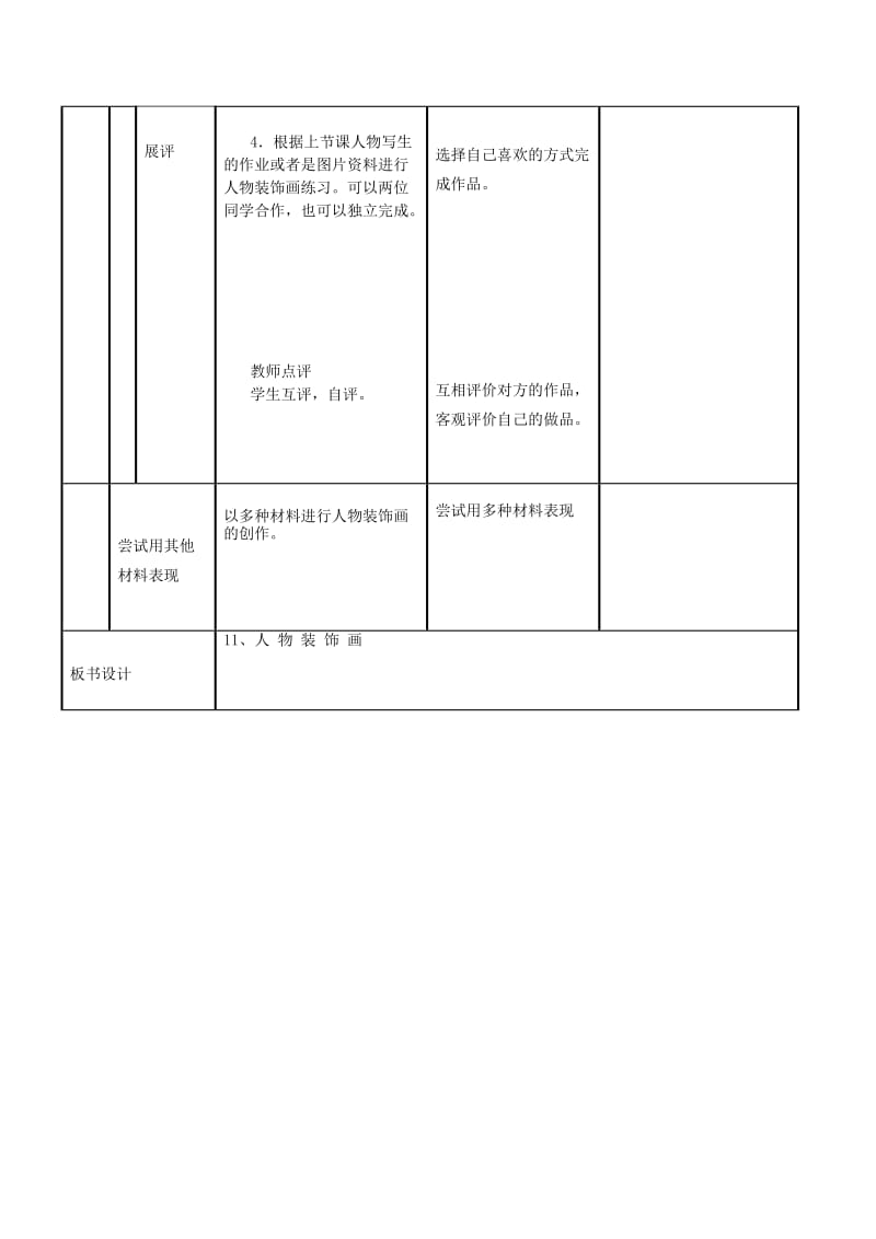 2019年六年级美术上册 人物装饰画教学设计 苏少版.doc_第2页