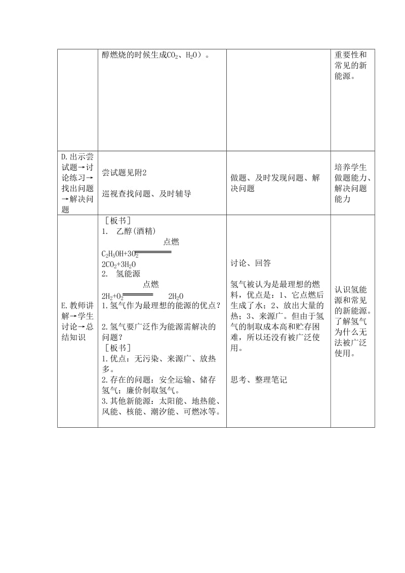 2019-2020年湘教版化学九年单元3《能源的开发与利用》（第2课时）word教案.doc_第3页