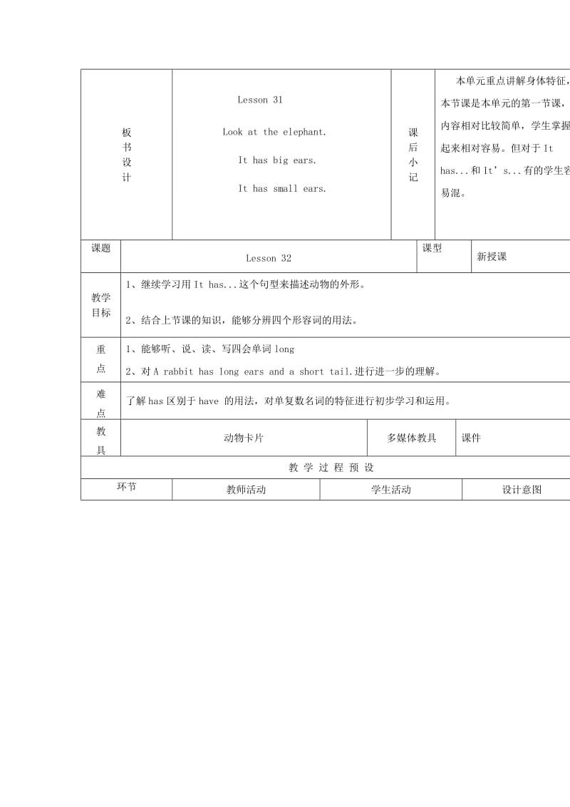 2019年四年级英语上册Unit6I’mtall教案人教精通版 .doc_第3页