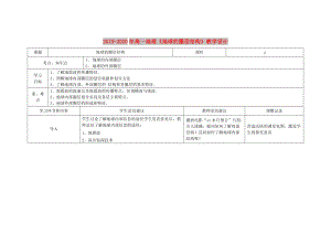 2019-2020年高一地理《地球的圈層結(jié)構(gòu)》教學(xué)設(shè)計(jì).doc