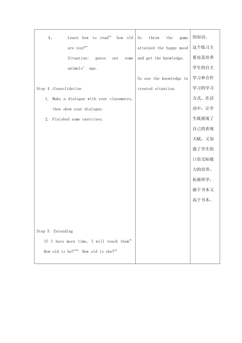 2019年三年级英语上册Unit4Ho教案2湘少版 .doc_第3页