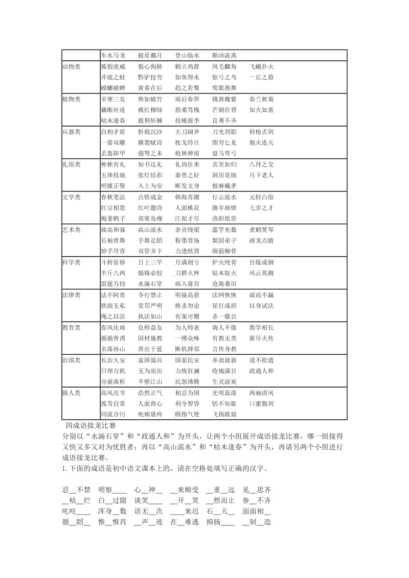 2019-2020年人教版高中语文必修二《成语：中华文化的微缩景观》word学案.doc_第3页