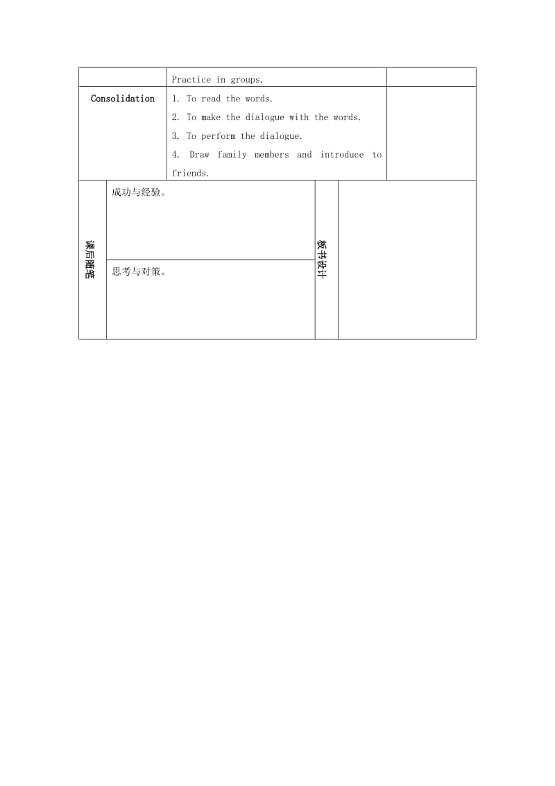 2019年一年级英语上册 Unit 7 My family（ Period 4）教案 沪教牛津版.doc_第2页