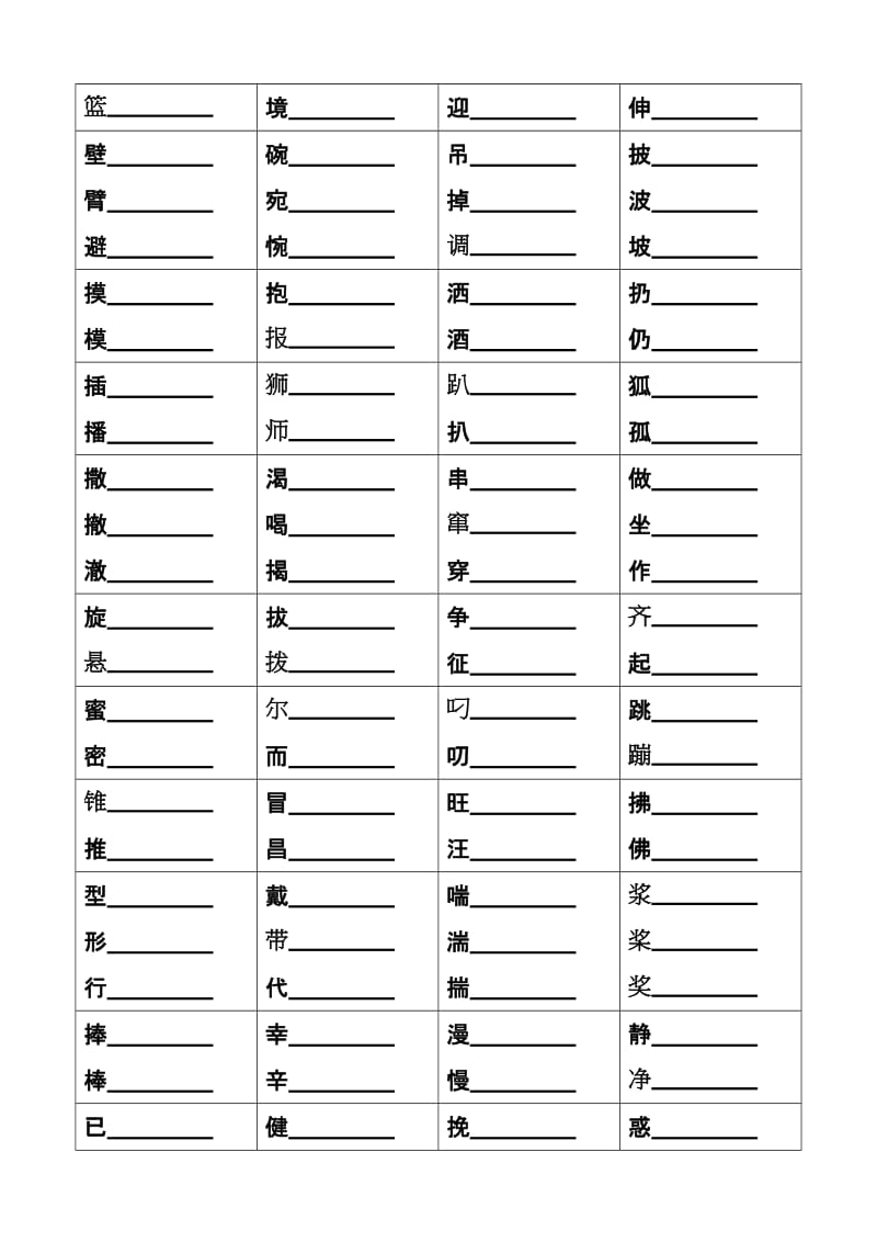 2019年小学三年级上册语文全解上的近反义词和多音字及形近字汇总.doc_第3页