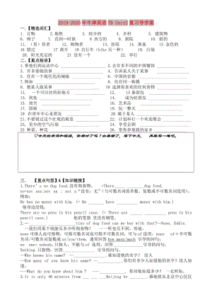 2019-2020年牛津英語7B Unit2復(fù)習(xí)導(dǎo)學(xué)案.doc