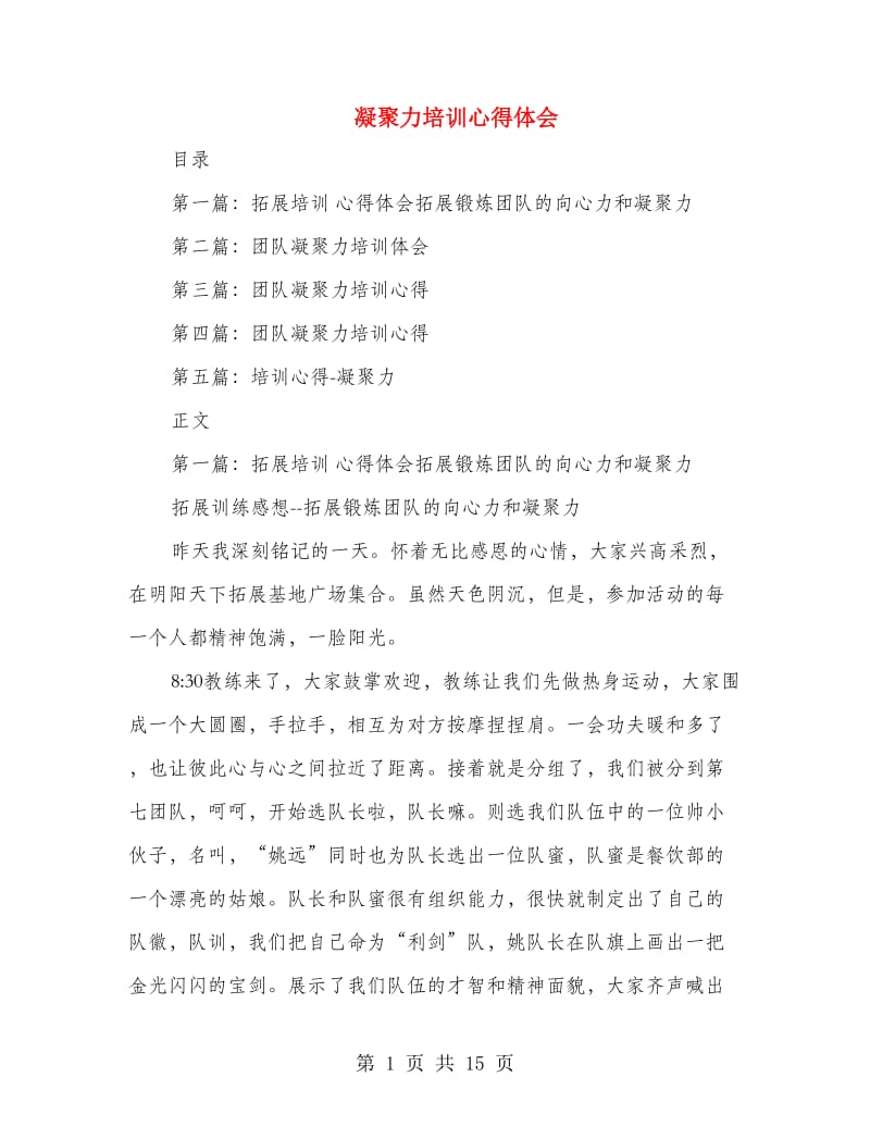 凝聚力培训心得体会.doc_第1页