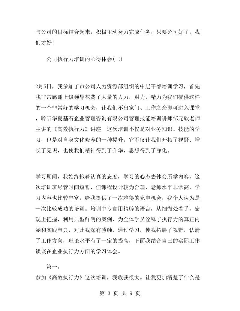 公司执行力培训的心得体会.doc_第3页