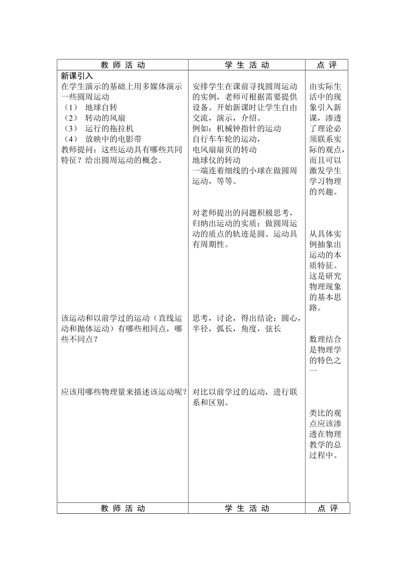 2019-2020年人教版必修二5.4《圆周运动》WORD教案1.doc_第2页