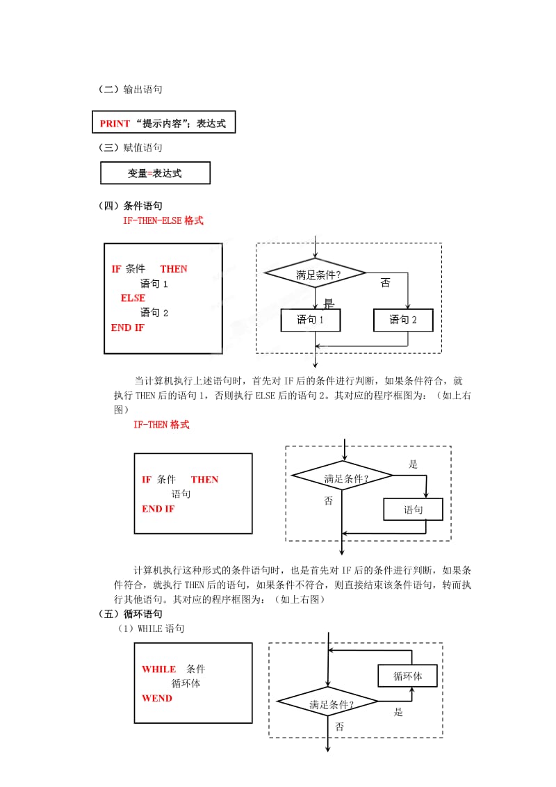 2019-2020年人教B版必修3高中数学第1章《算法初步》word复习课教学案.doc_第3页