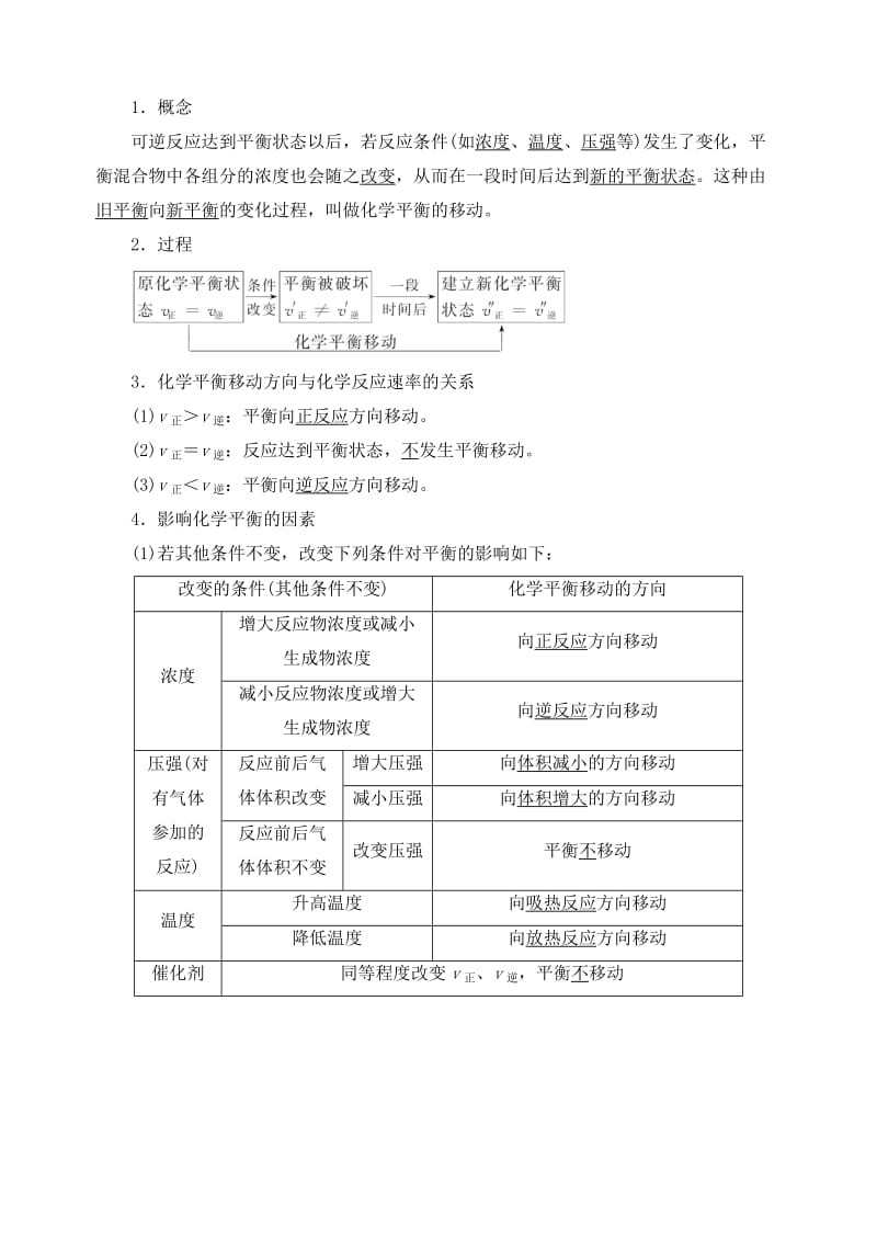 2019-2020年高三化学一轮复习 化学平衡学案.doc_第2页