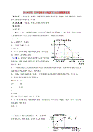 2019-2020年中考化學(xué)一輪復(fù)習(xí) 綜合型計(jì)算學(xué)案.doc