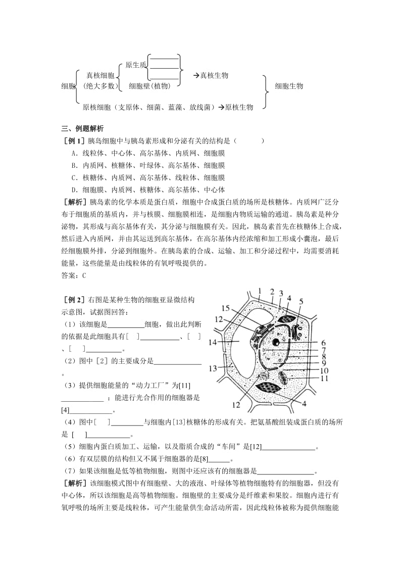 2019-2020年沪科版生命科学高一上3-2《细胞核和细胞器》导学案.doc_第3页