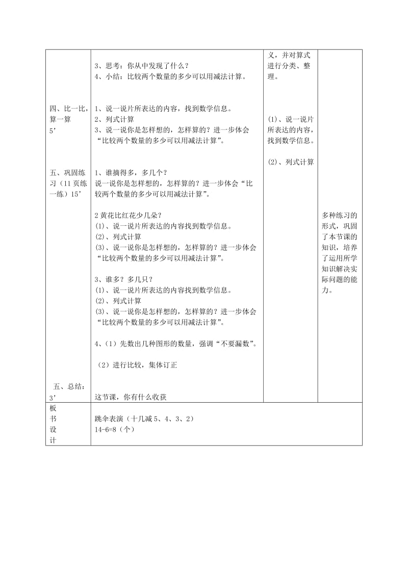 2019年一年级数学下册 跳伞表演教案（3） 北师大版.doc_第2页