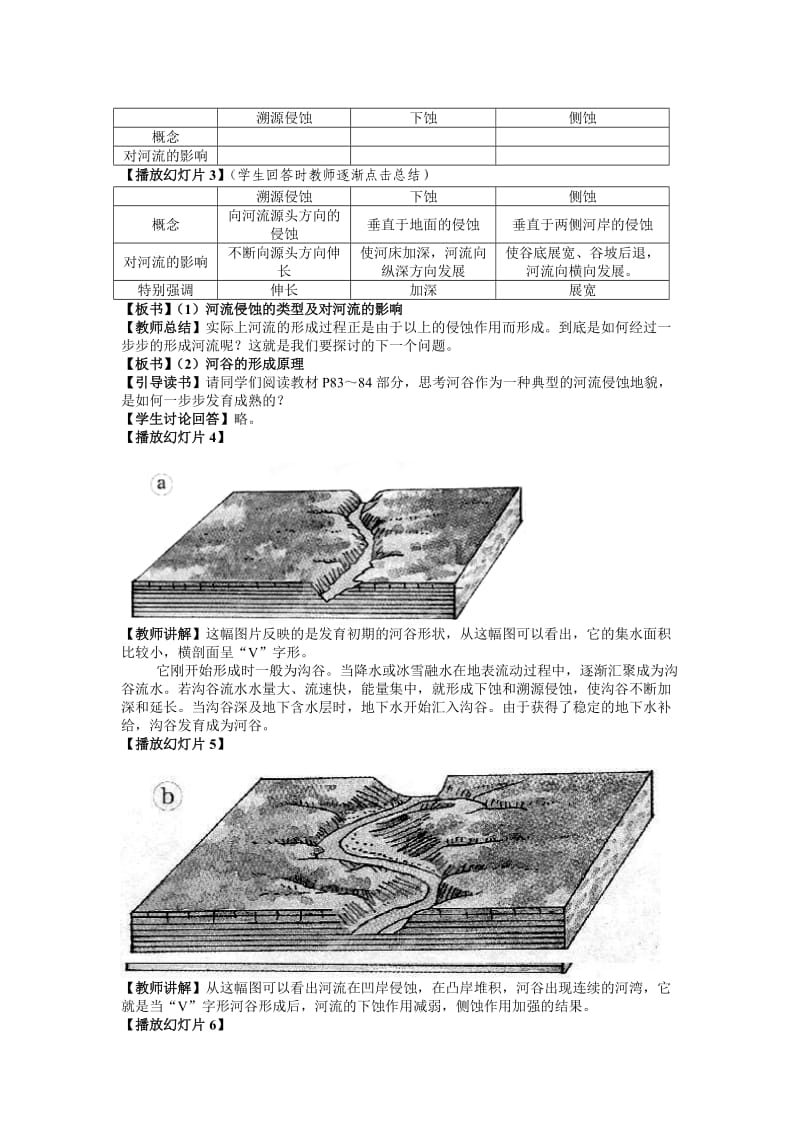 2019-2020年高一地理必修一4.3《河流地貌的发育》WORD版教案.doc_第2页