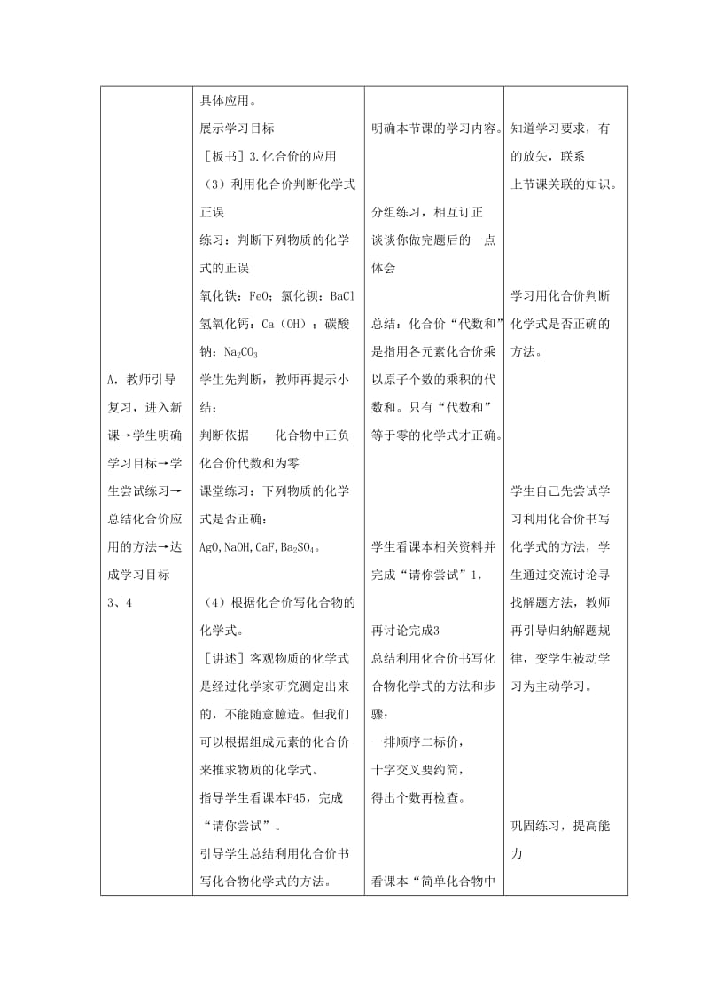 2019-2020年湘教版化学九年单元4《纯净物组成的表示方法》word教案1.doc_第2页