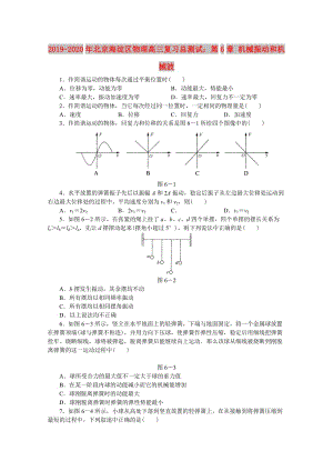 2019-2020年北京海淀區(qū)物理高三復(fù)習總測試：第6章 機械振動和機械波.doc