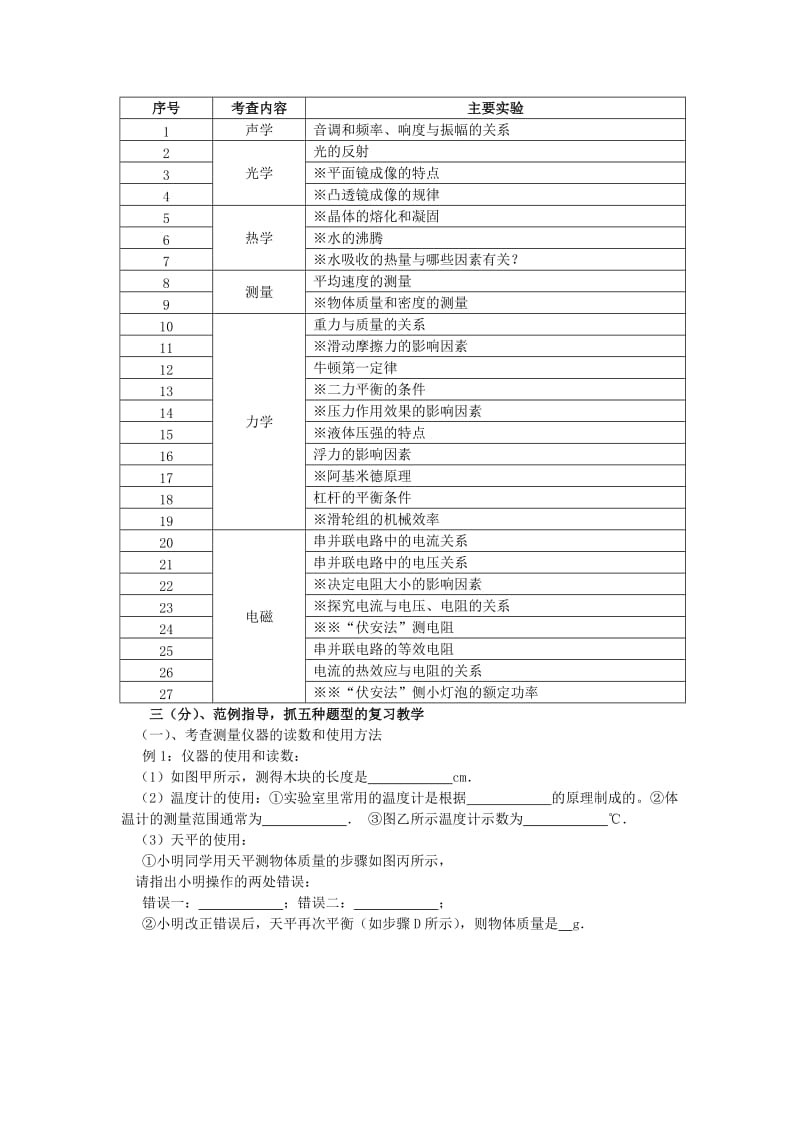 2019-2020年中考物理专题复习实验探究专题教学设计(III).doc_第2页