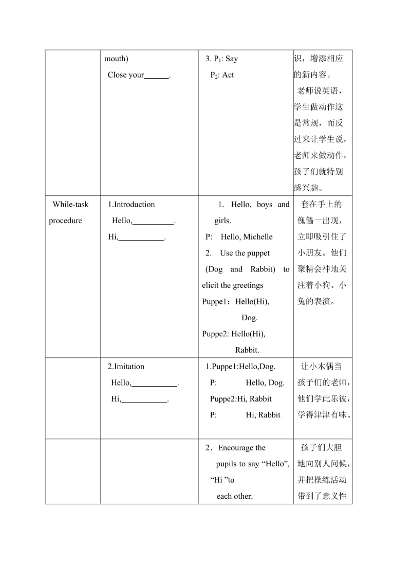 2019年一年级英语上册教案 Unit 2 Period 1.doc_第2页