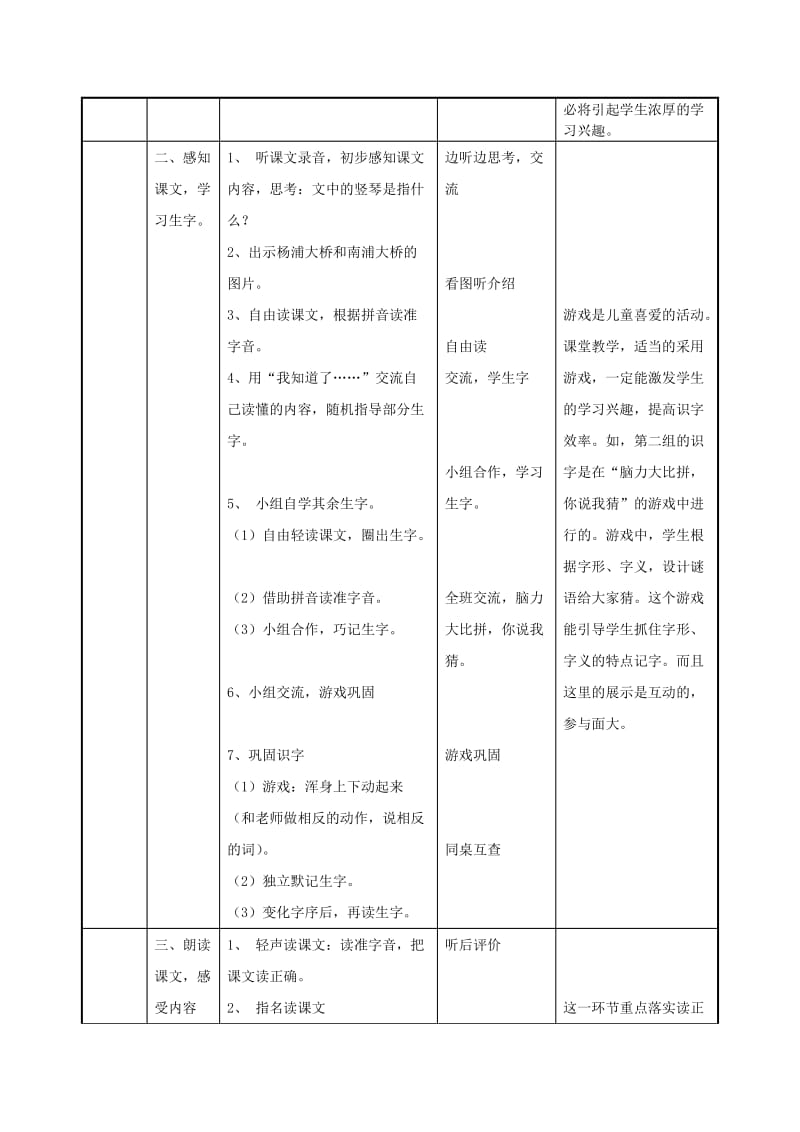 2019年(秋)一年级语文上册《大竖琴》教学设计 沪教版 .doc_第2页