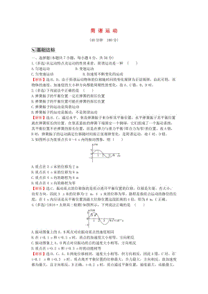 2018-2019學(xué)年高中物理 課時(shí)提升作業(yè) 一 11.1 簡(jiǎn)諧運(yùn)動(dòng)（含解析）新人教版選修3-4.doc