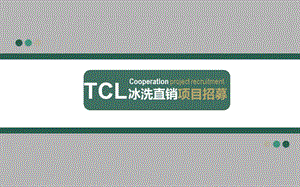 TCL网络分销系统招募书.pptx