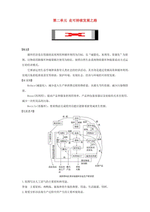 2019-2020版高中地理 第二單元 走可持續(xù)發(fā)展之路核心素養(yǎng) 人地協(xié)調(diào)觀(guān)——循環(huán)經(jīng)濟(jì)講義（含解析）魯教版必修3.docx